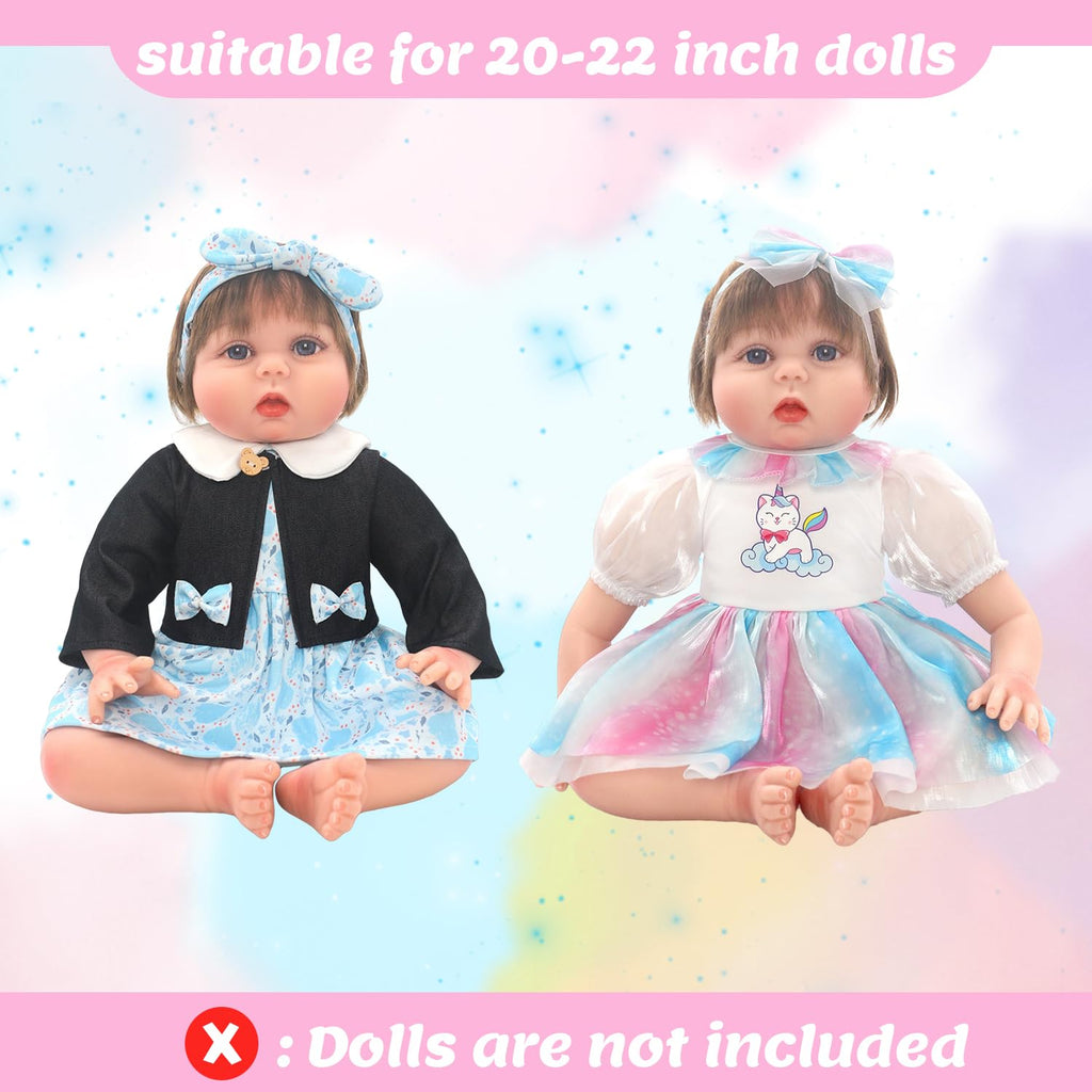 2 Sets Doll Clothes for 20-22 Inch Dolls I592308