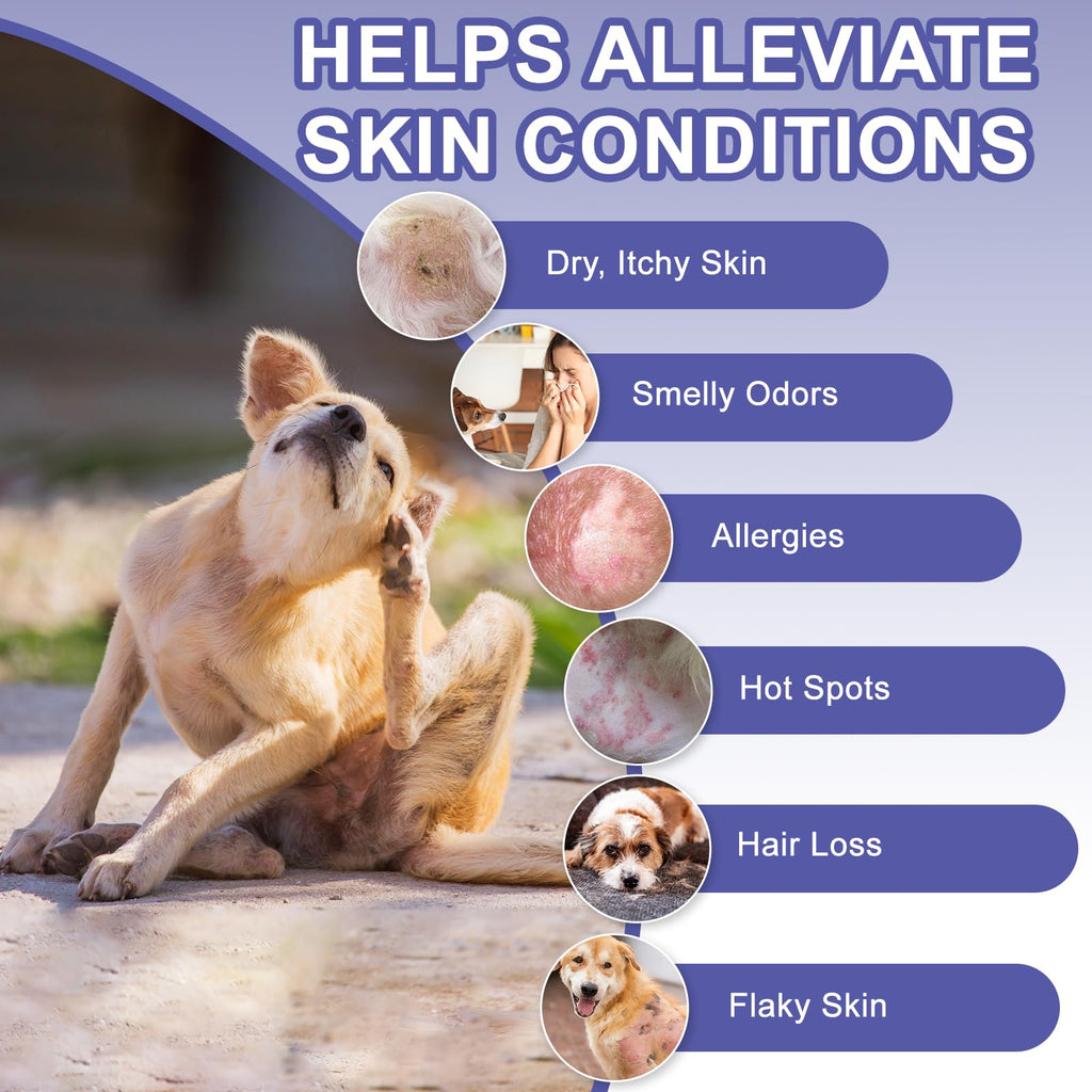 Medicated Dog Shampoo with 2% Miconazole & 2% Chlorhexidine 17 oz O589