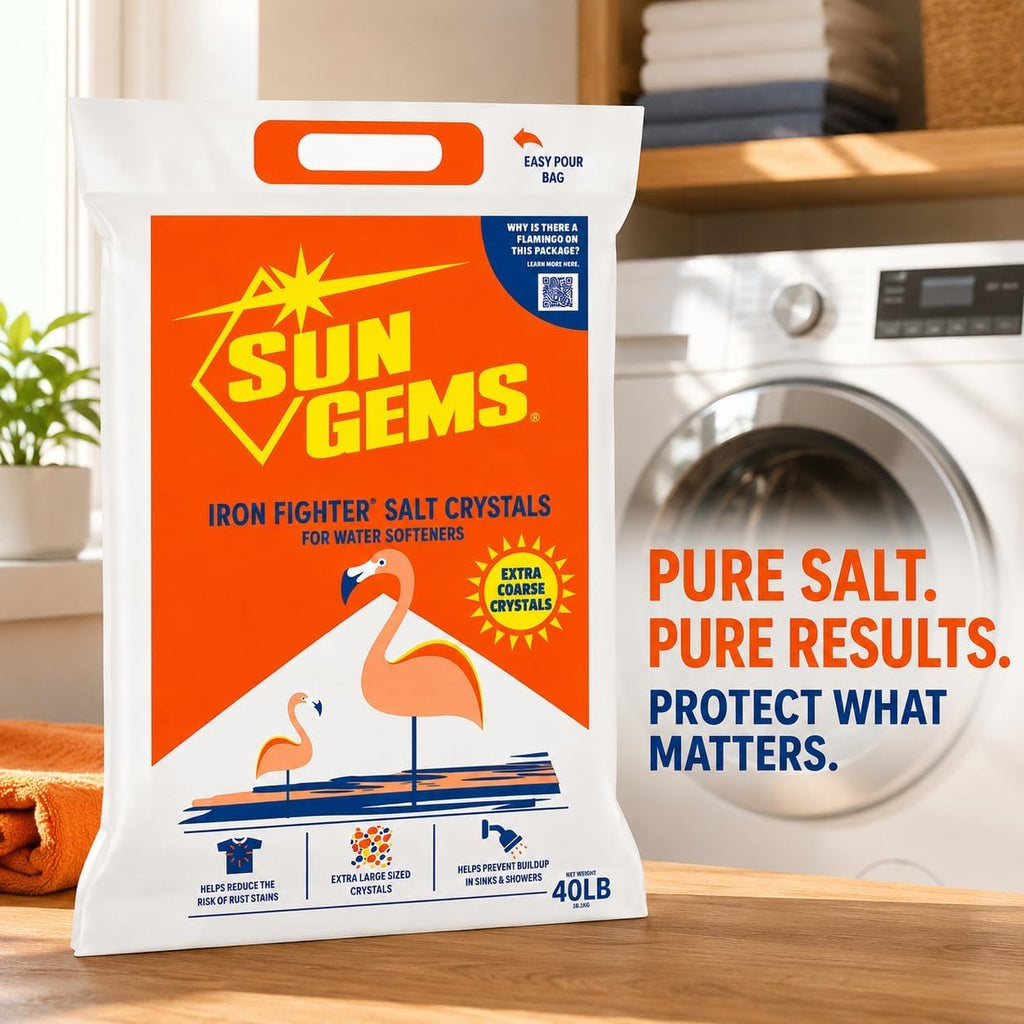 Water Softener Salt Crystals 40 lb Extra Coarse G9187