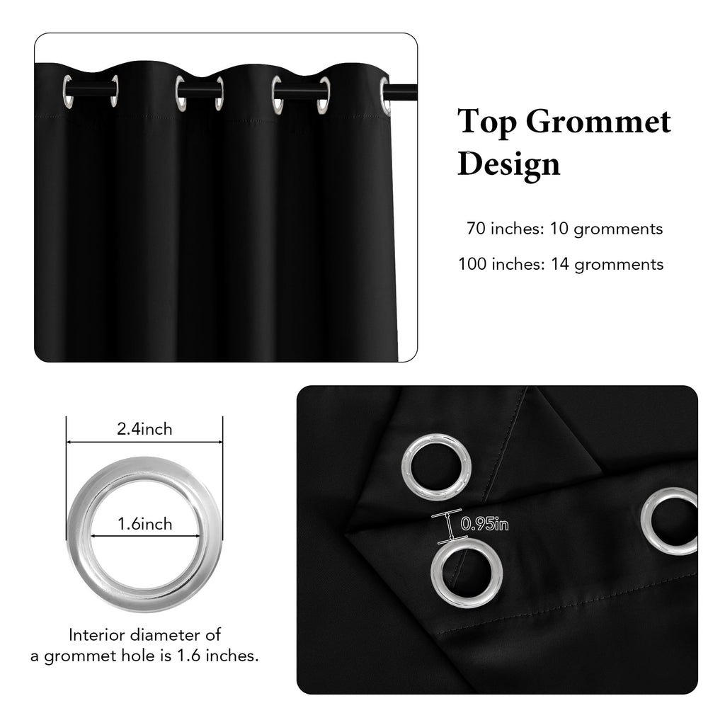 Extra Wide Blackout Curtains W332172