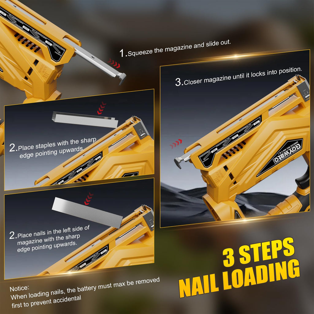 21V Cordless Staple Gun B310594