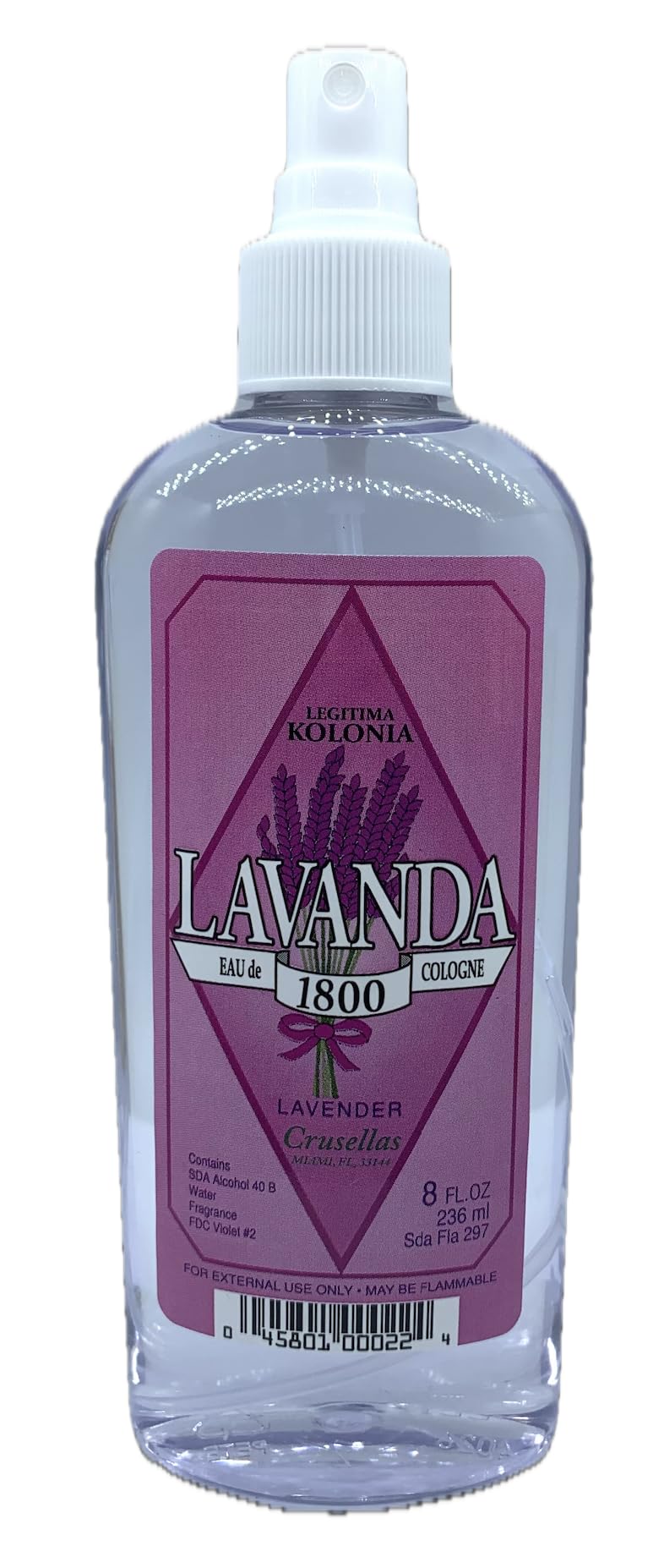 Lavender Pump Spray Cologne 8 Fl. Oz. Z5207