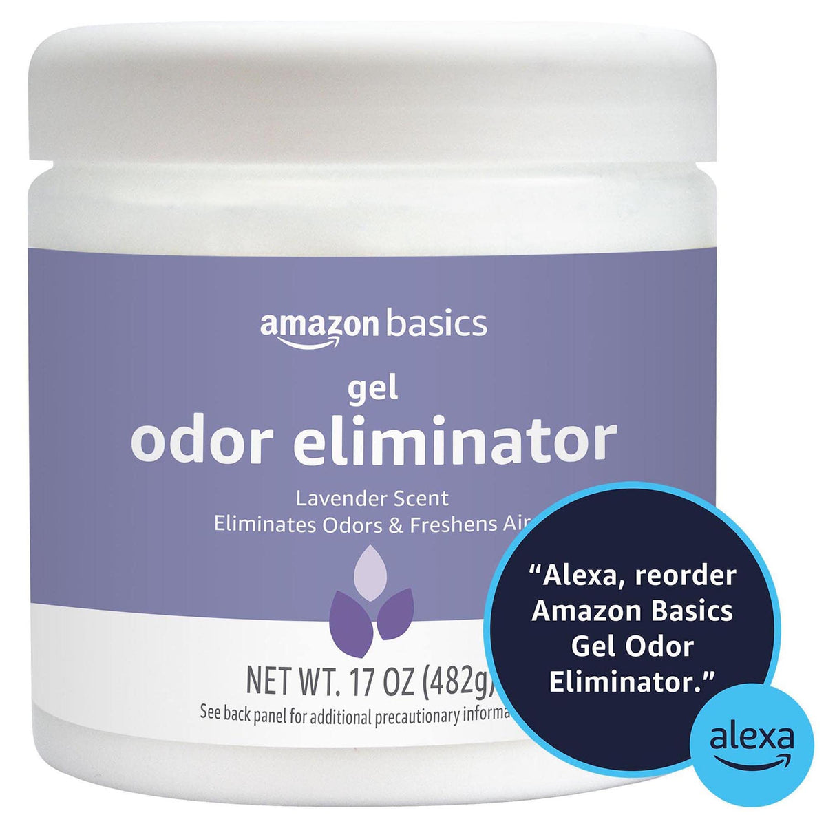 Gel Odor Eliminator, Activated Charcoal, Lavender Scent, 17 Oz F1880