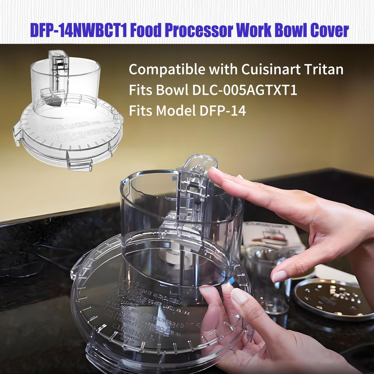 Food Processor Work Bowl Lid Z39943