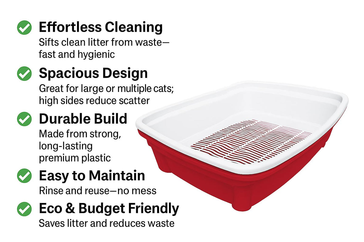Large Sifting Cat Litter Box R3167