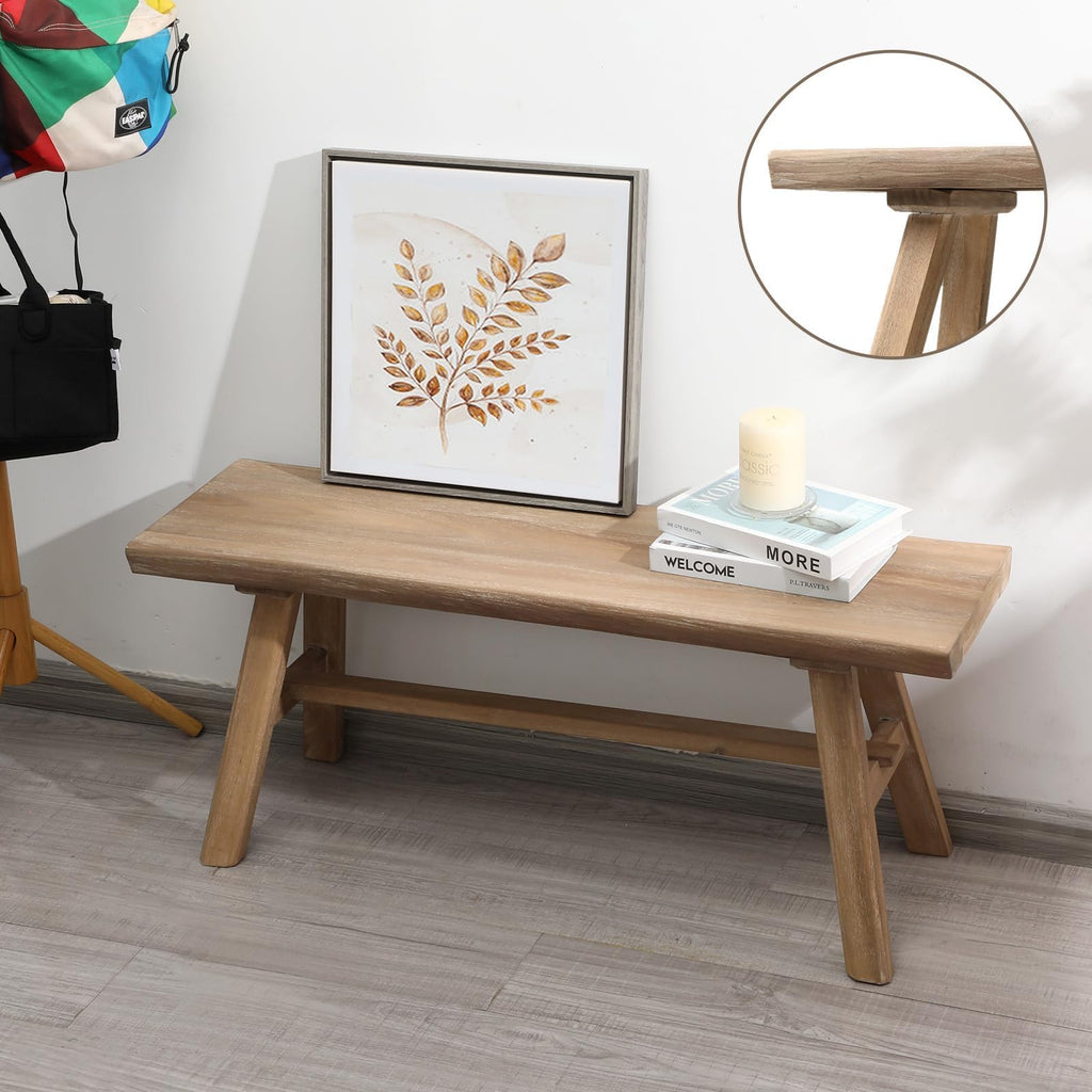 39" Solid Wood Bench O11644