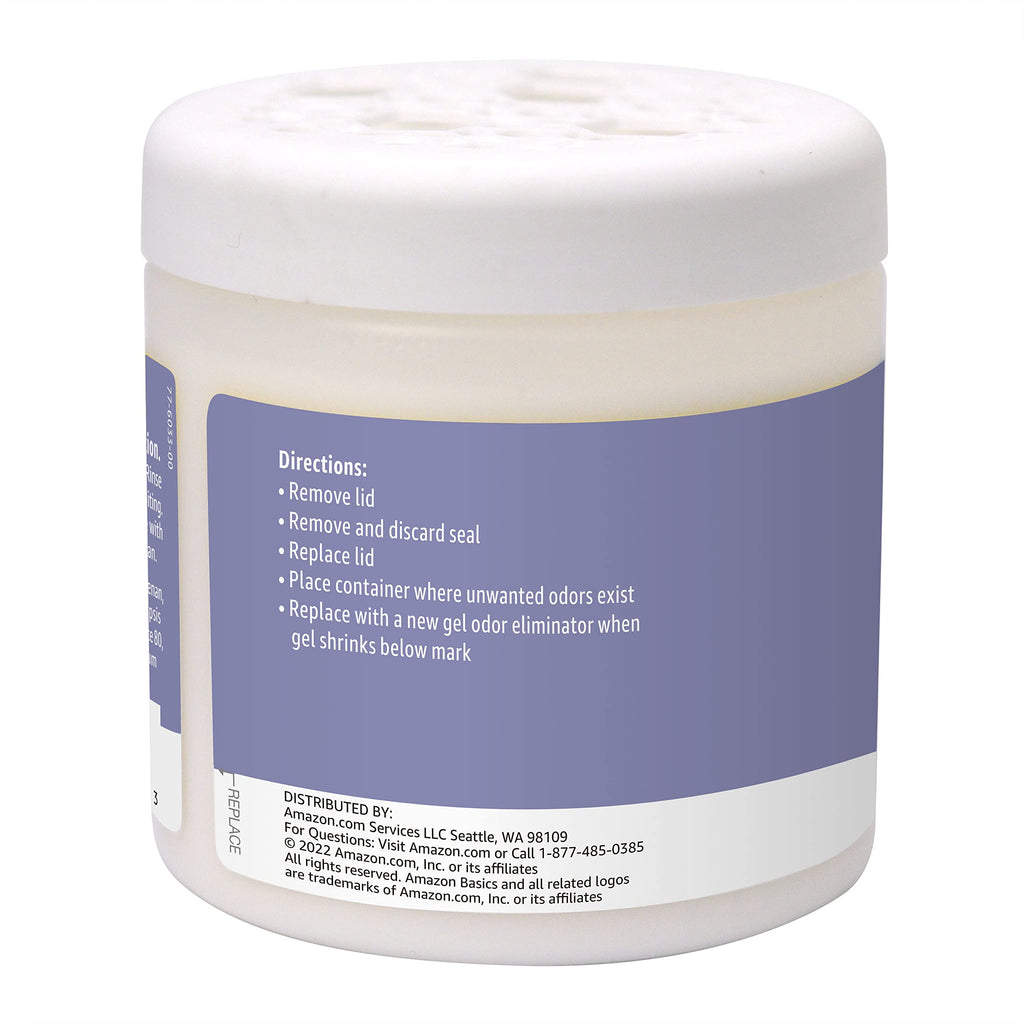 Gel Odor Eliminator, Activated Charcoal, Lavender Scent, 17 Oz F1880