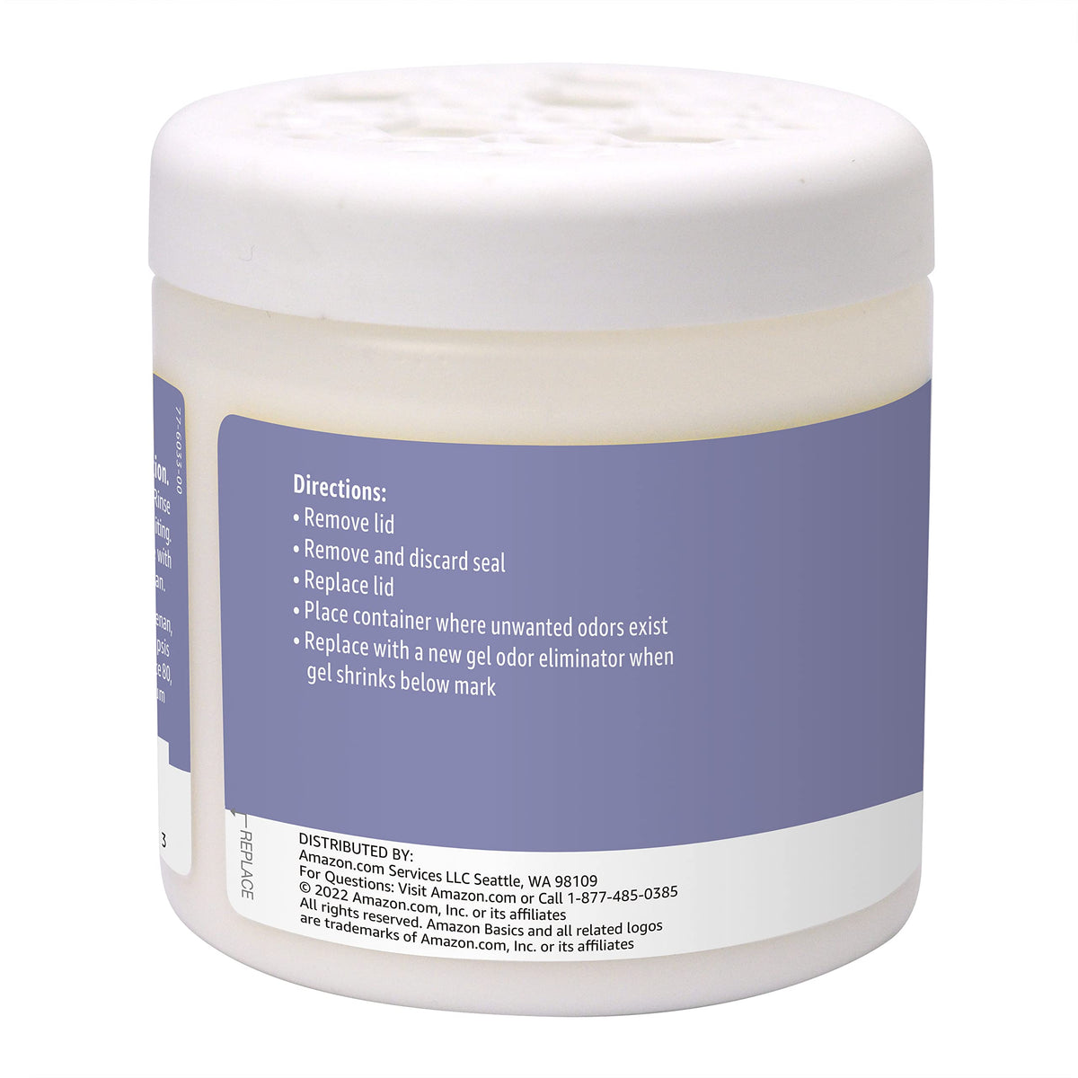 Gel Odor Eliminator, Activated Charcoal, Lavender Scent, 17 Oz F1880