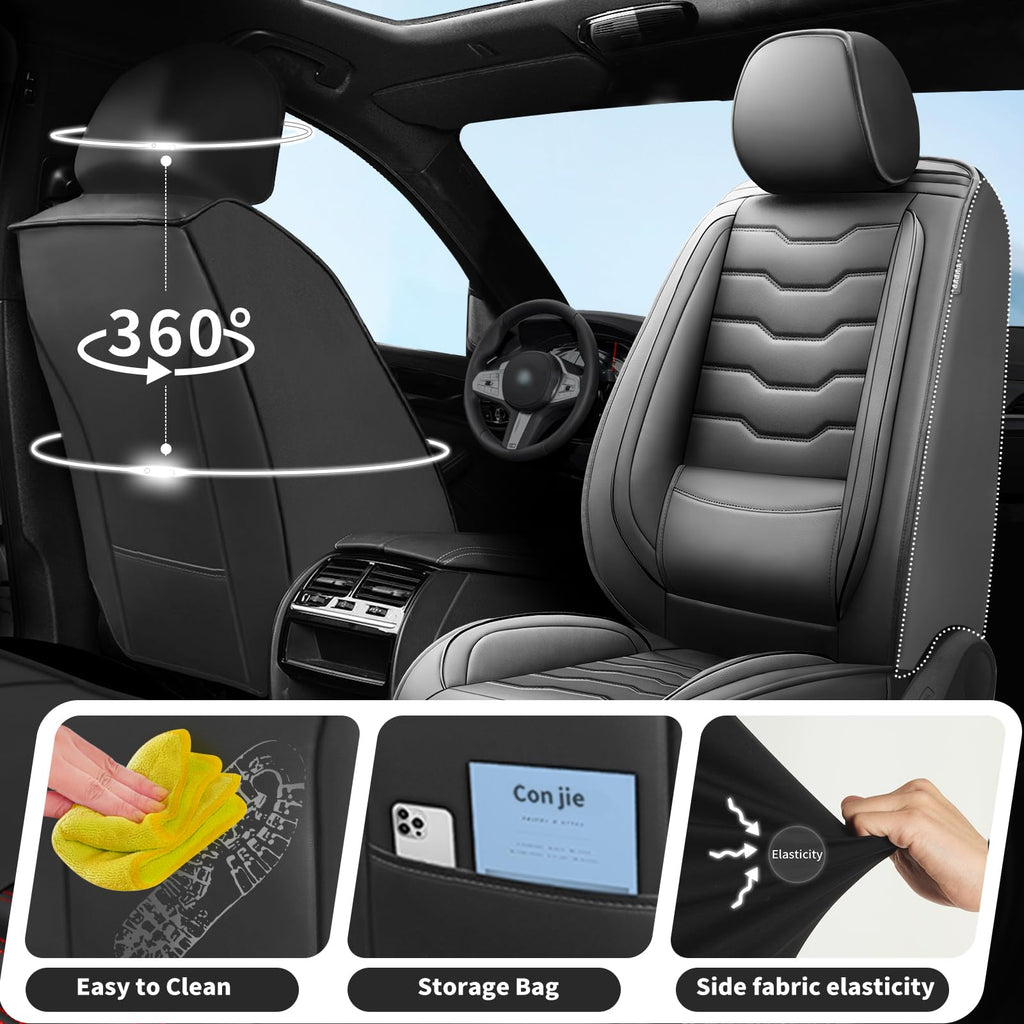 Black Car Seat Covers X405091