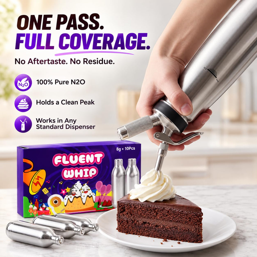 8g 10 Pack Whipped Cream Chargers X511