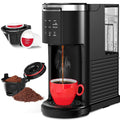 Single Serve Coffee Maker, 2 in 1 Capsule & Ground Coffee Brewer, 40 Oz Removable Water Tank Q58020