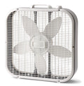 20" Weather Resistant Box Fan, 3-Speeds, White Q421