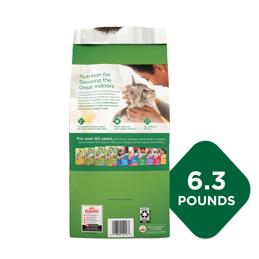 Indoor Dry Cat Food 6.3 lb. Bag S413868