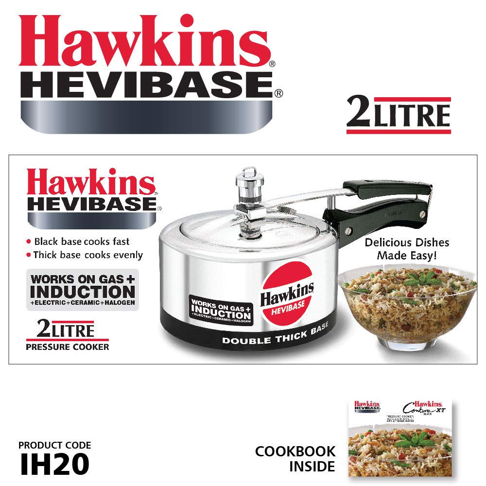 2 Litre Aluminium Pressure Cooker O24626