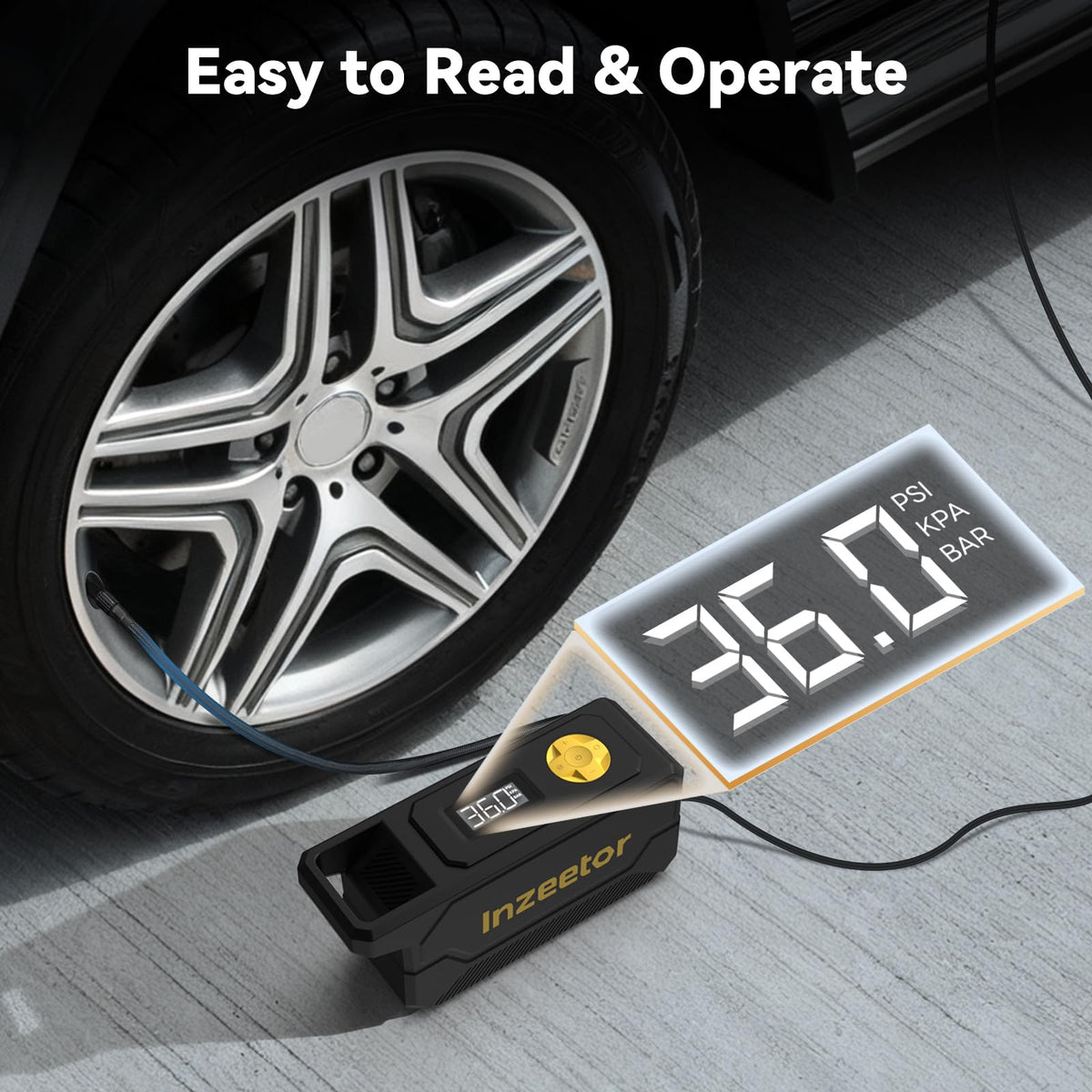 150 PSI Portable Air Compressor with Digital Pressure H1784