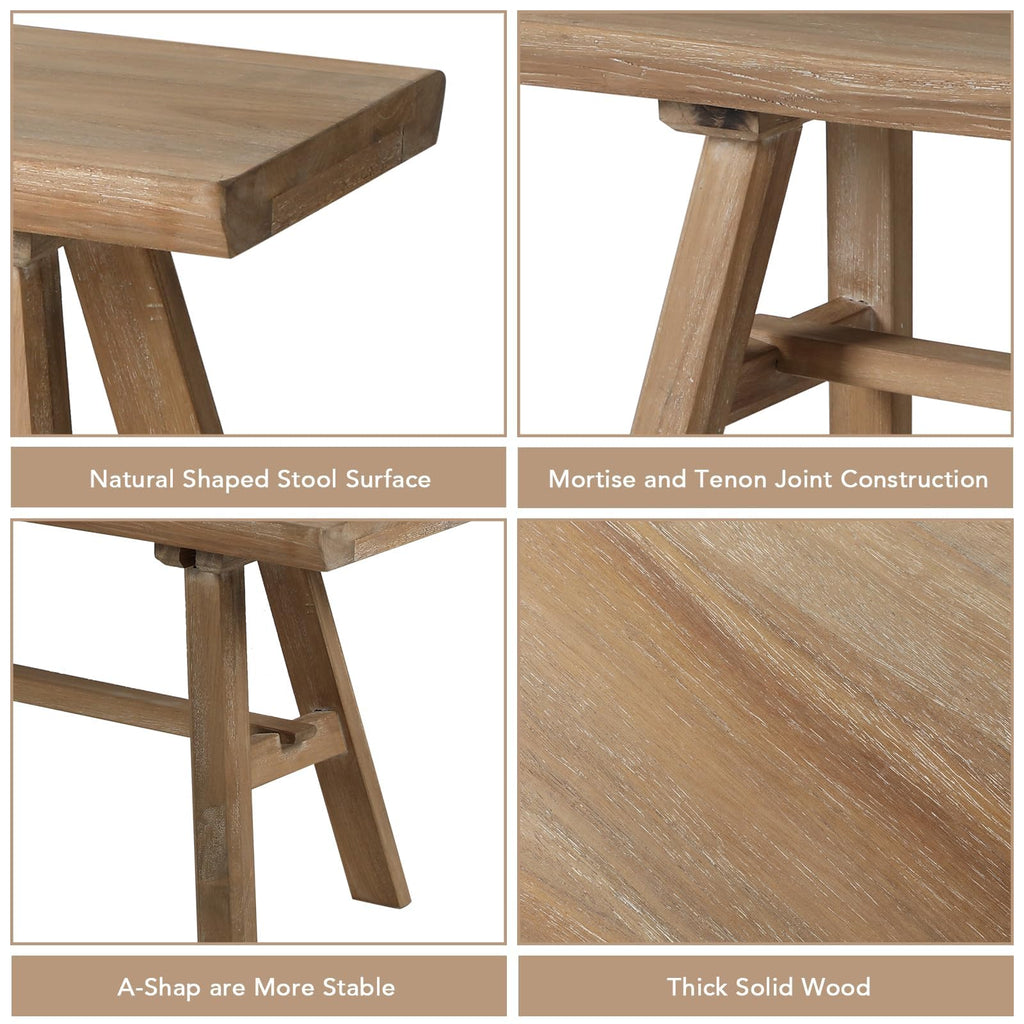 39" Solid Wood Bench O11644
