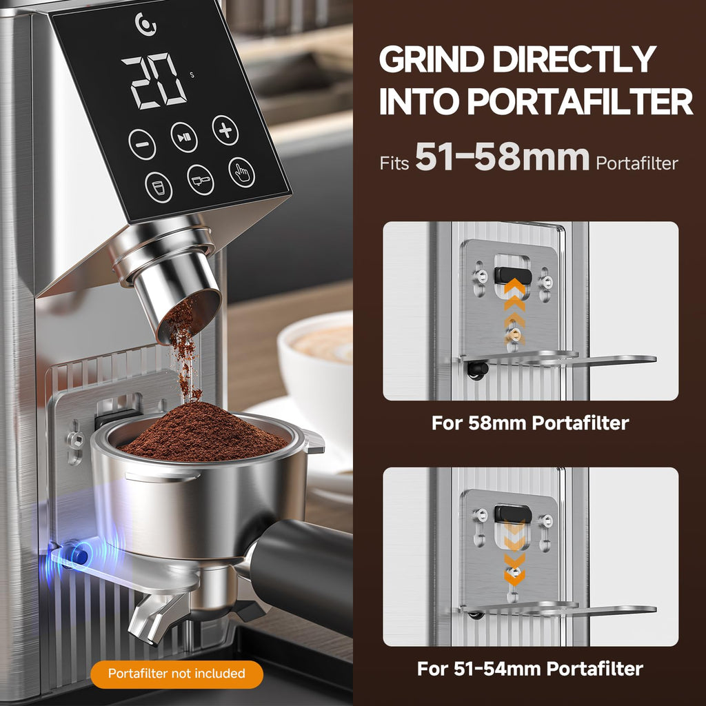 Conical Burr Coffee Grinder with 45 Grind Settings T803