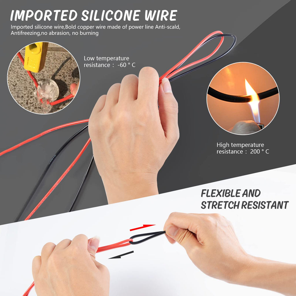 Multimeter Test Leads Set with Alligator Clips K6799