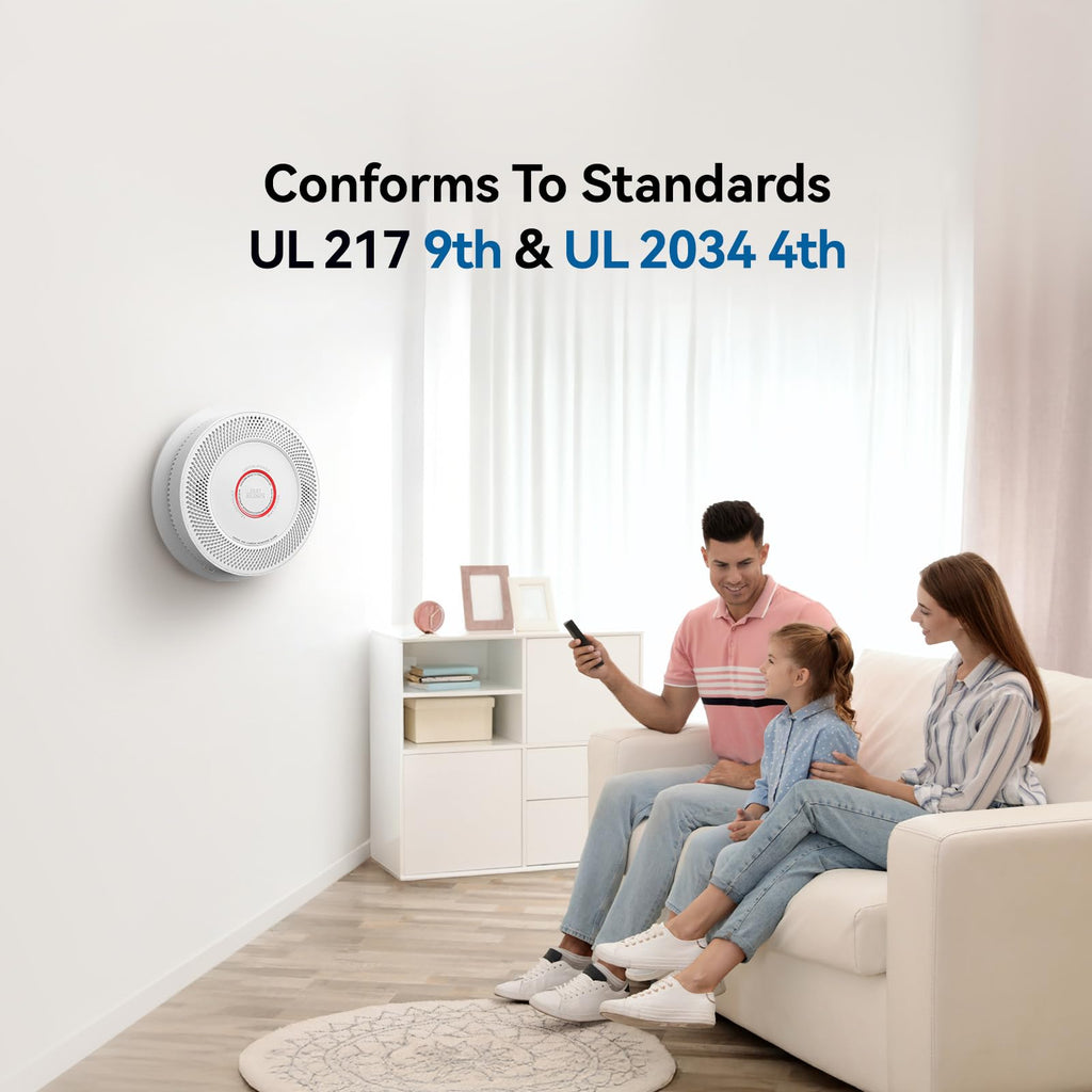 Smoke and Carbon Monoxide Detector 10-Year Battery 1 Pack O725