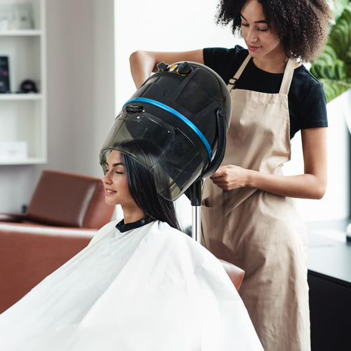 1300W Hooded Hair Dryer with Adjustable Timer Y730