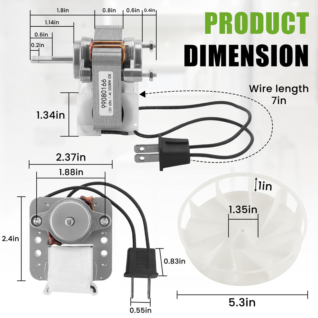 Bath Fan Motor X150893