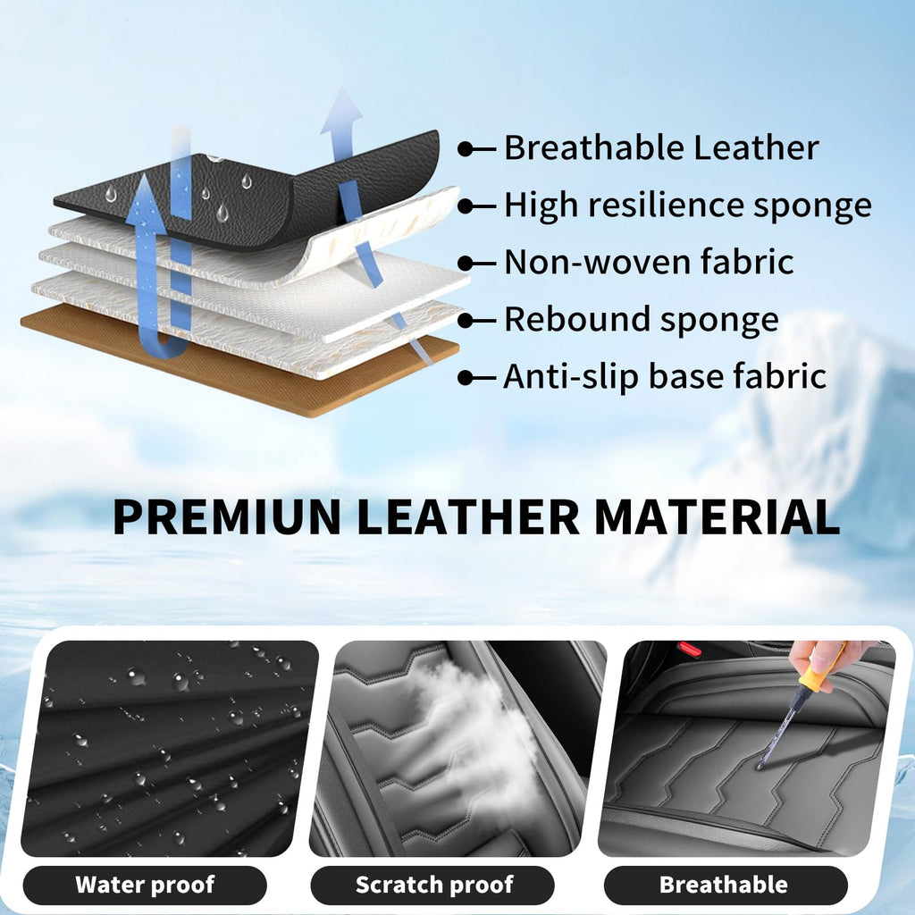 Black Car Seat Covers X405091