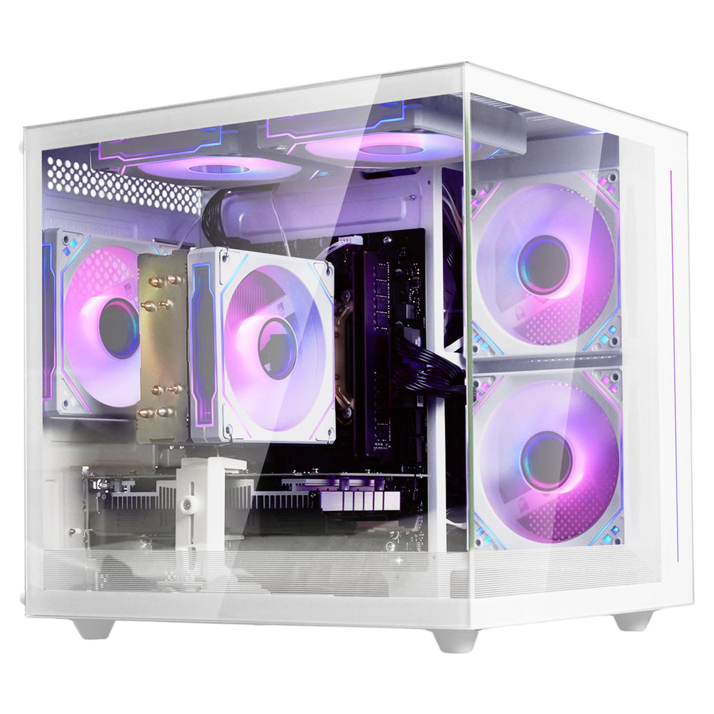 White Prebuilt Gaming PC Desktop Computer Q20255