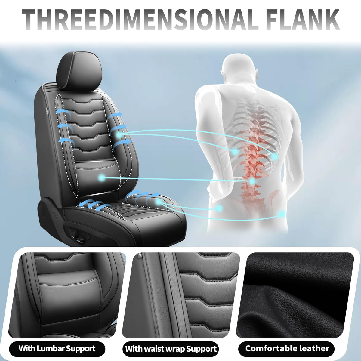 Black Car Seat Covers X405091