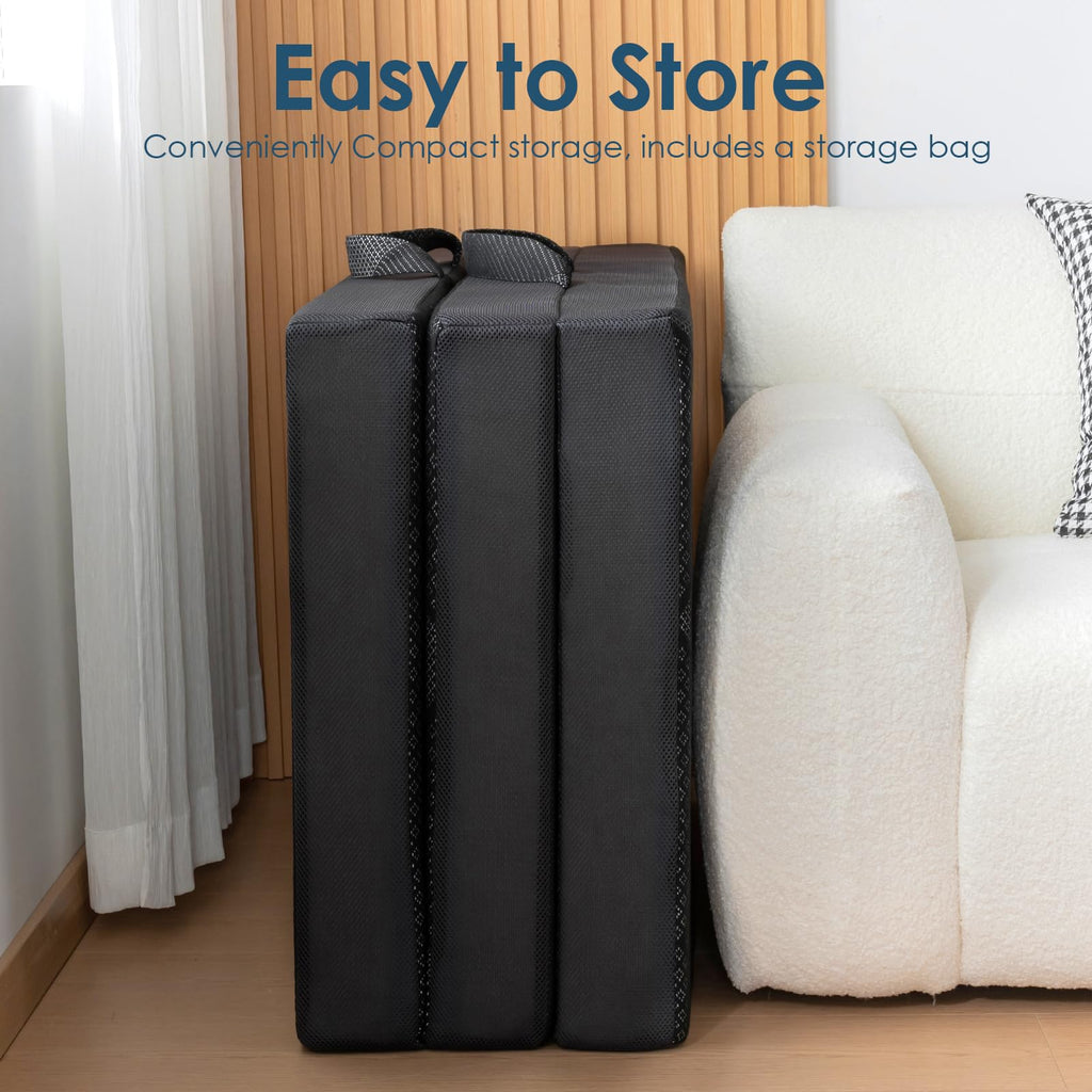 Foldable Memory Foam 6 inch Queen Mattress D113