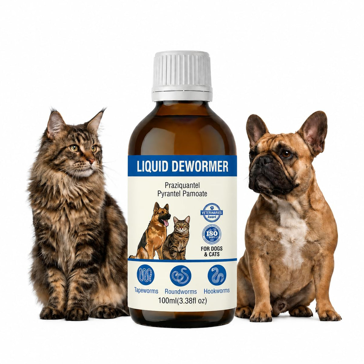 Liquid Dewormer for Dogs & Cats 3.5 fl oz E592
