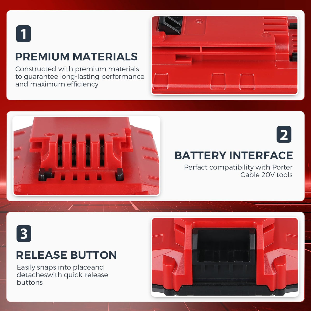 20V Li-ion Replacement Battery R469976