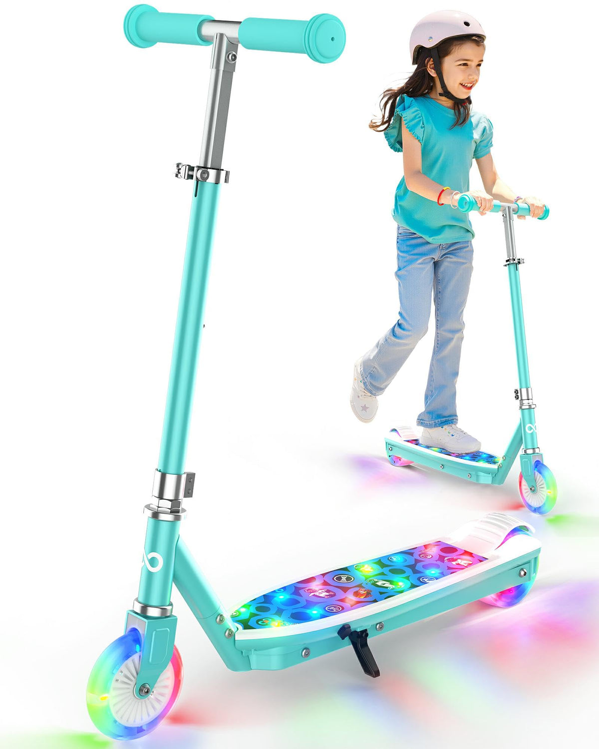 Electric Scooter for Kids, 5 MPH, LED Light-Up Wheels, Ages 3-8 L47285