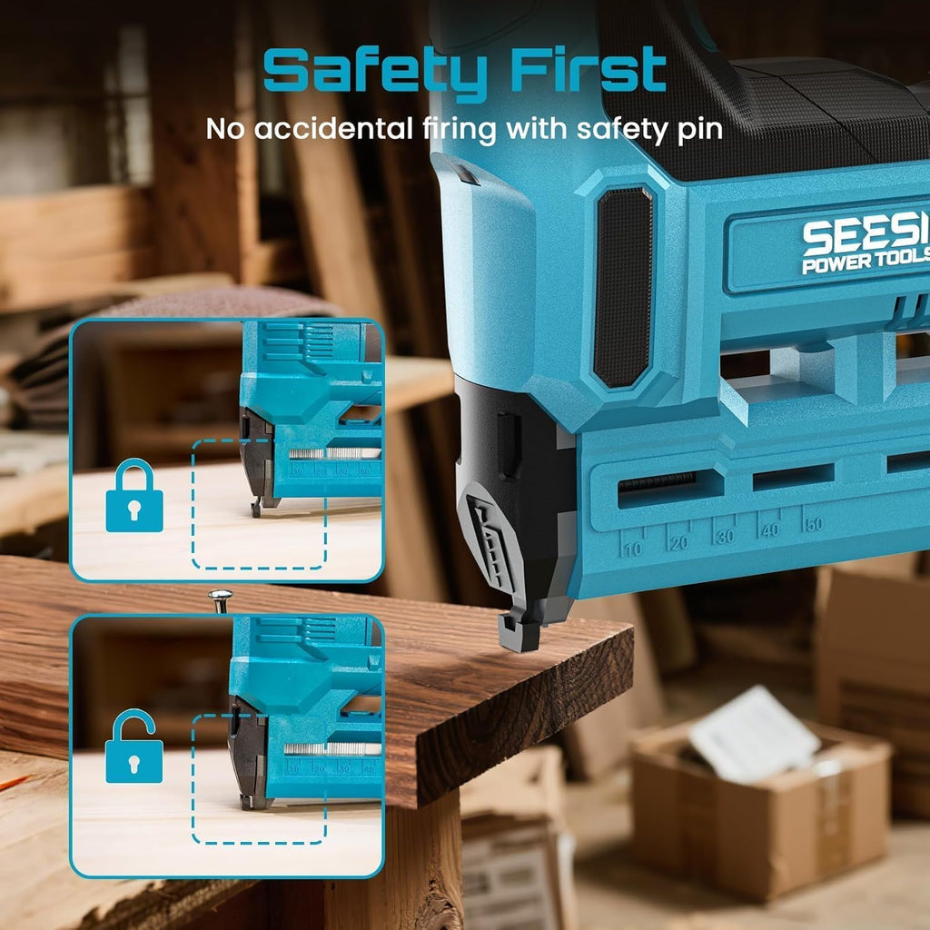 Cordless 18GA Nail Gun with Battery X613