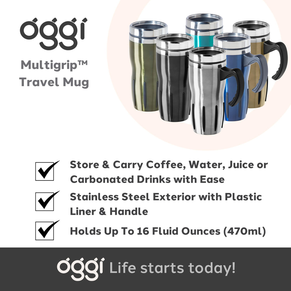 Stainless Steel Thermal Travel Mug 16oz S4254
