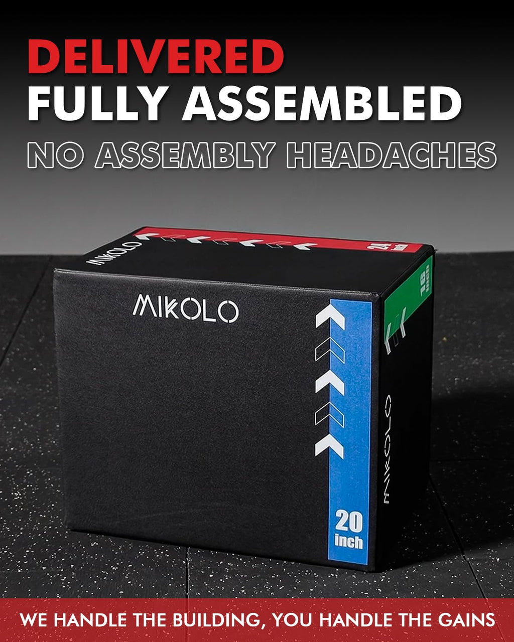 3-in-1 Foam Plyometric Box with Wood Core I78453