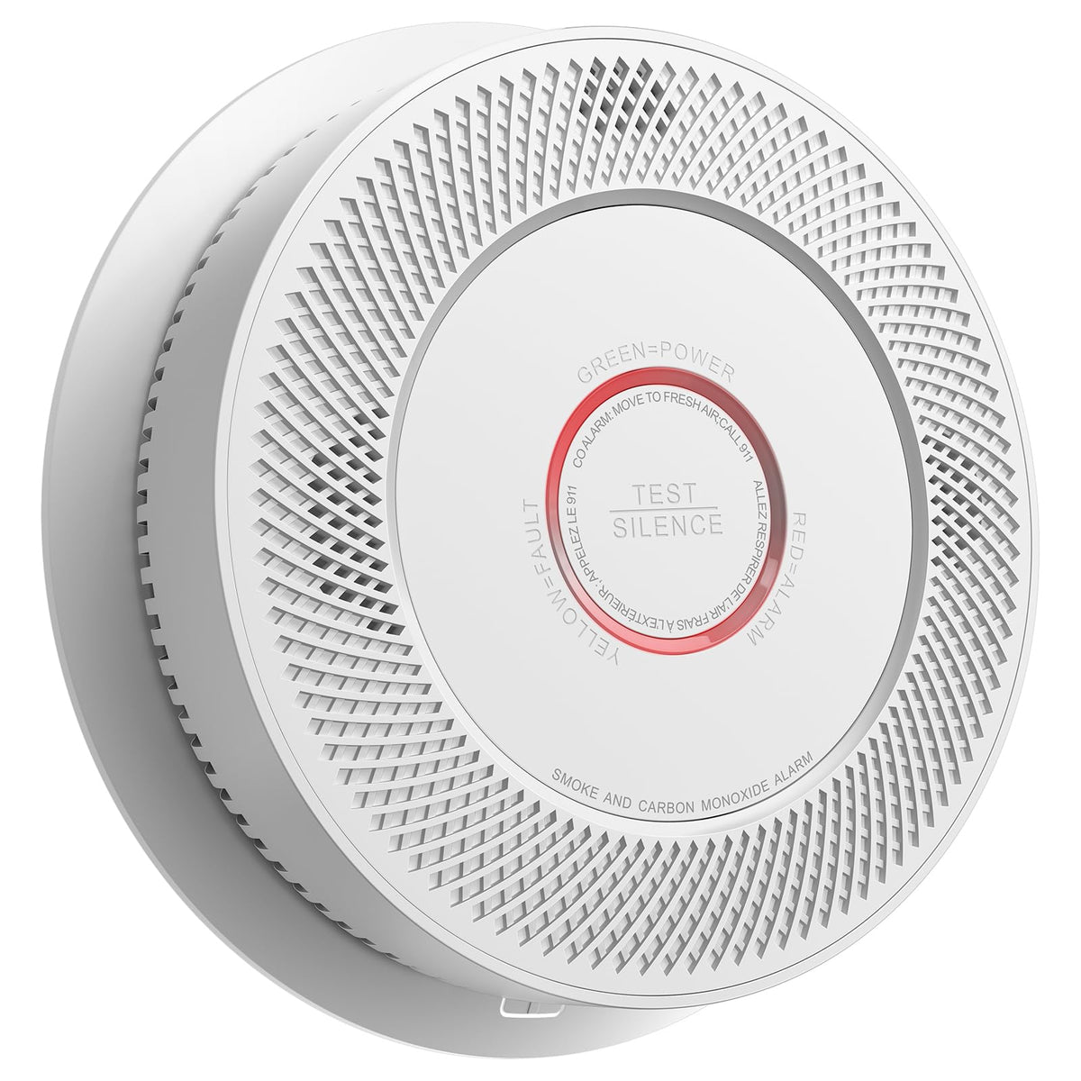Smoke and Carbon Monoxide Detector 10-Year Battery 1 Pack O725
