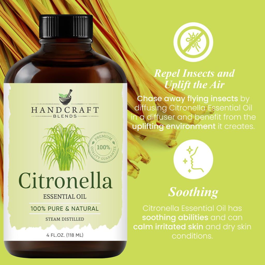 Lavender and Citronella Essential Oils 2 x 4 Fl Oz M71625