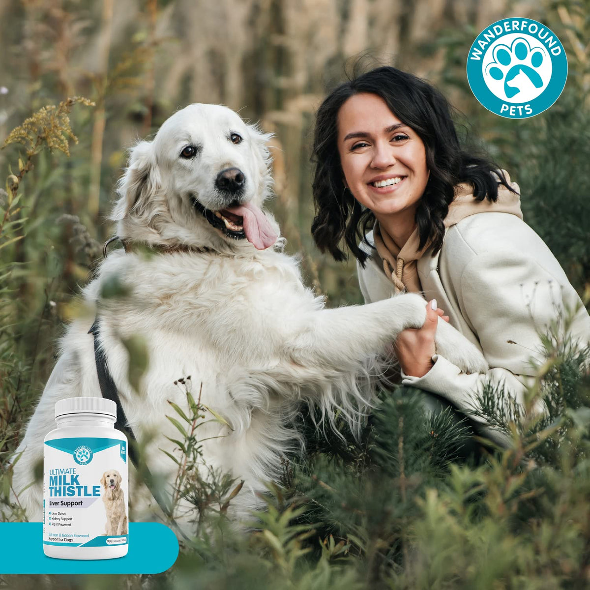Milk Thistle for Dogs Chewable Tablets N58196