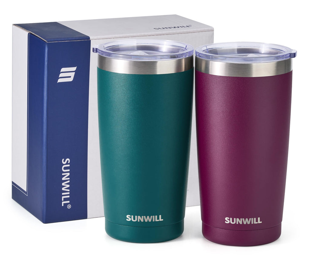 20 oz Insulated Stainless Steel Tumbler Set of 2 G4977