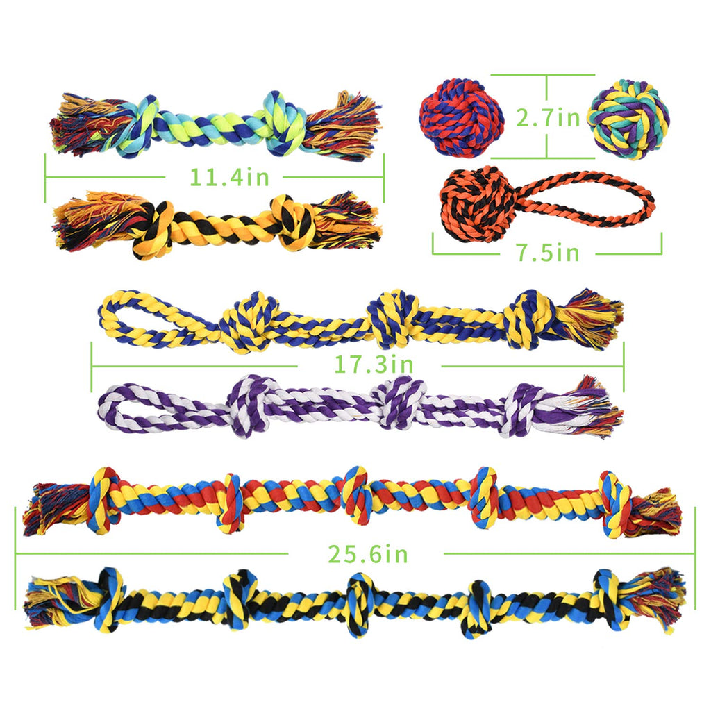 9 Pack Dog Rope Toys J630698