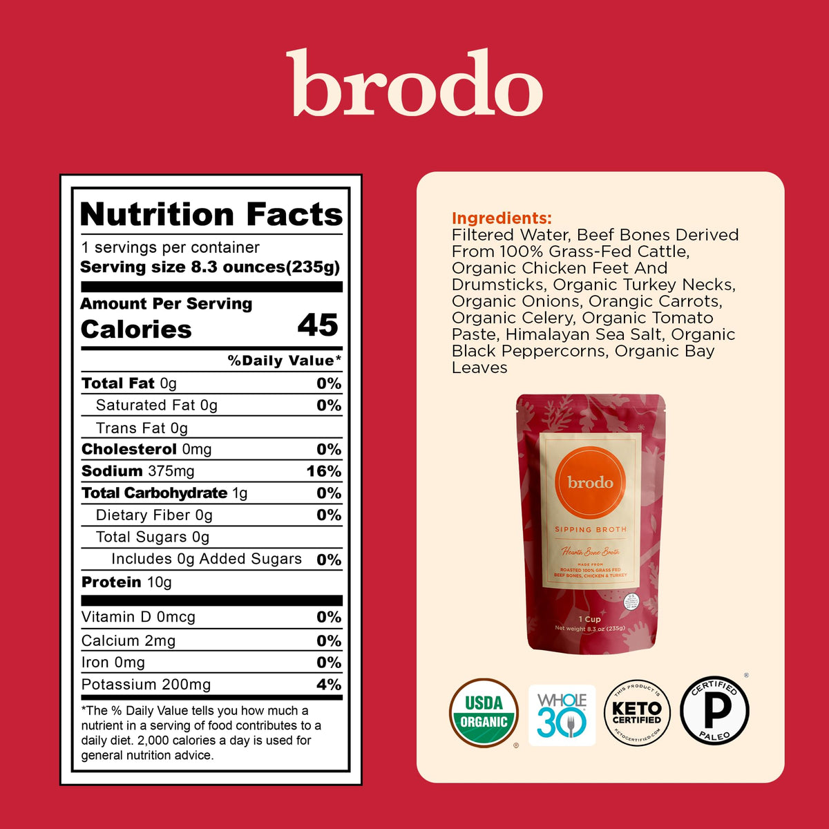 Bone Broth Variety Pack 8.3 oz Q34950