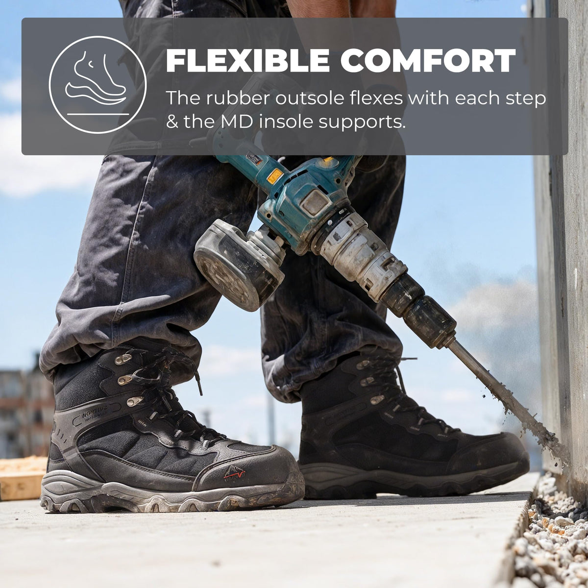 Waterproof Steel Toe Work Boots W999