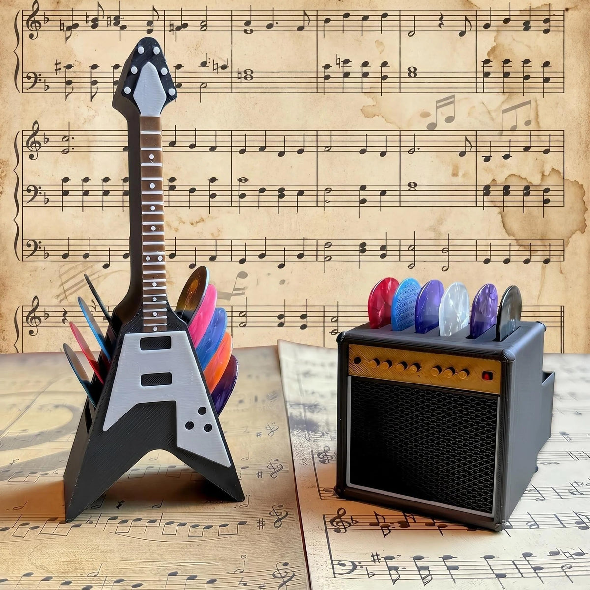 Guitar Picks Holder Box Set B14677