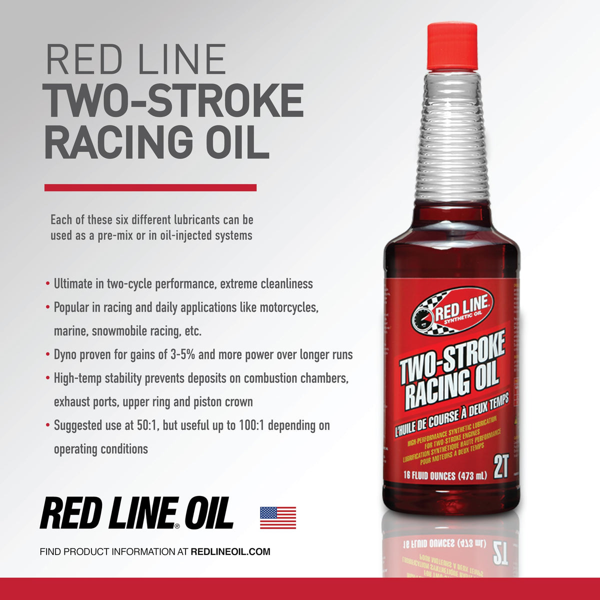 16 Ounce 12 Pack Synthetic Two-Stroke Oil D324