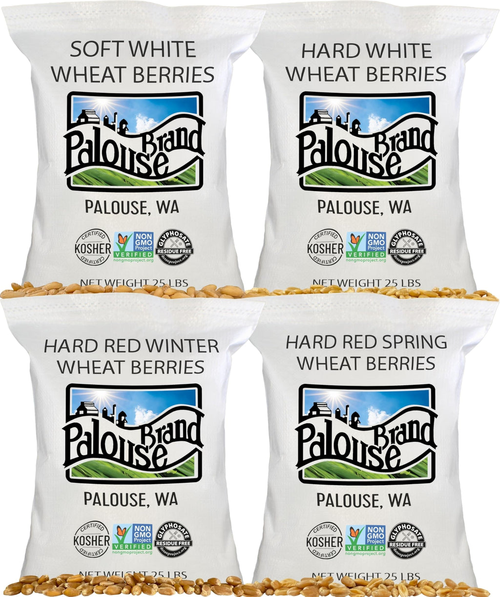 Hard Red Winter and Spring White Wheat Berries 100 LBS C7287