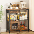Coffee Bar Cabinet with Drawers F1190