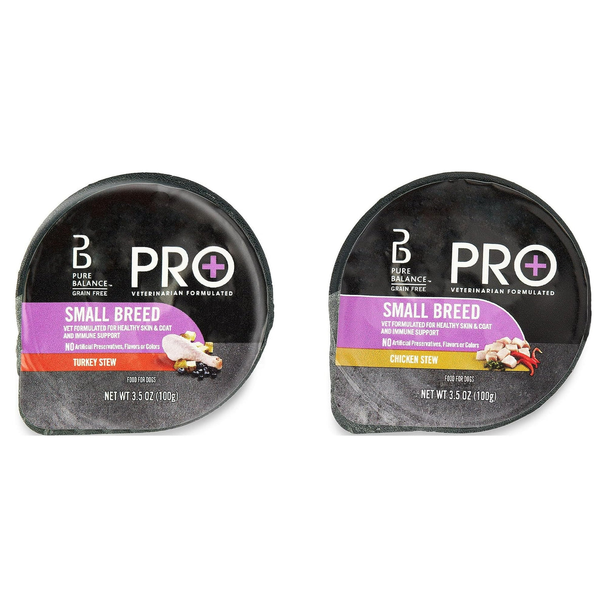 Turkey Stew & Chicken Stew Grain-Free Wet Dog Food 3.5 oz Cups C860746