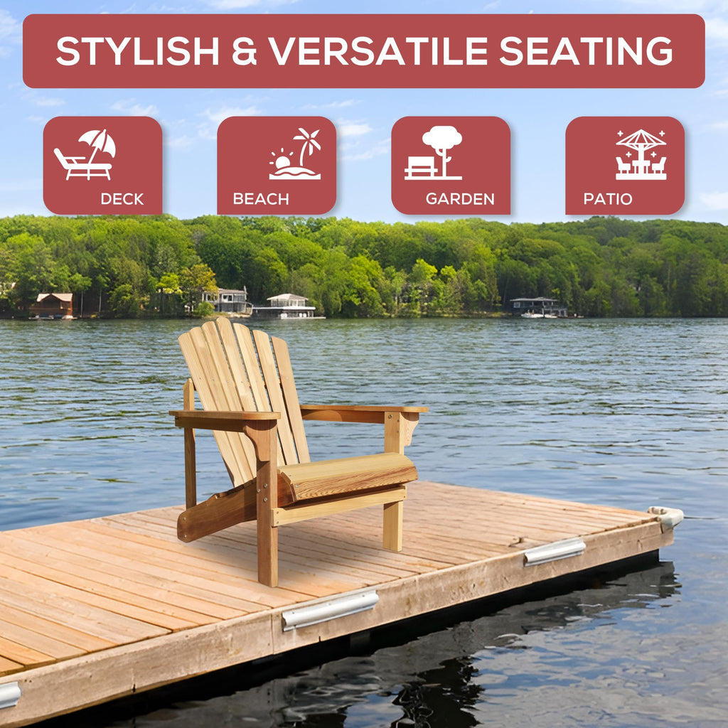 Adirondack Chair Western Red Cedar Q1036