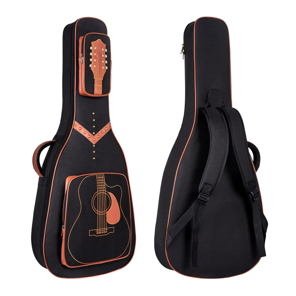 40/41/42" Waterproof PU Leather Acoustic Guitar Bag B71384