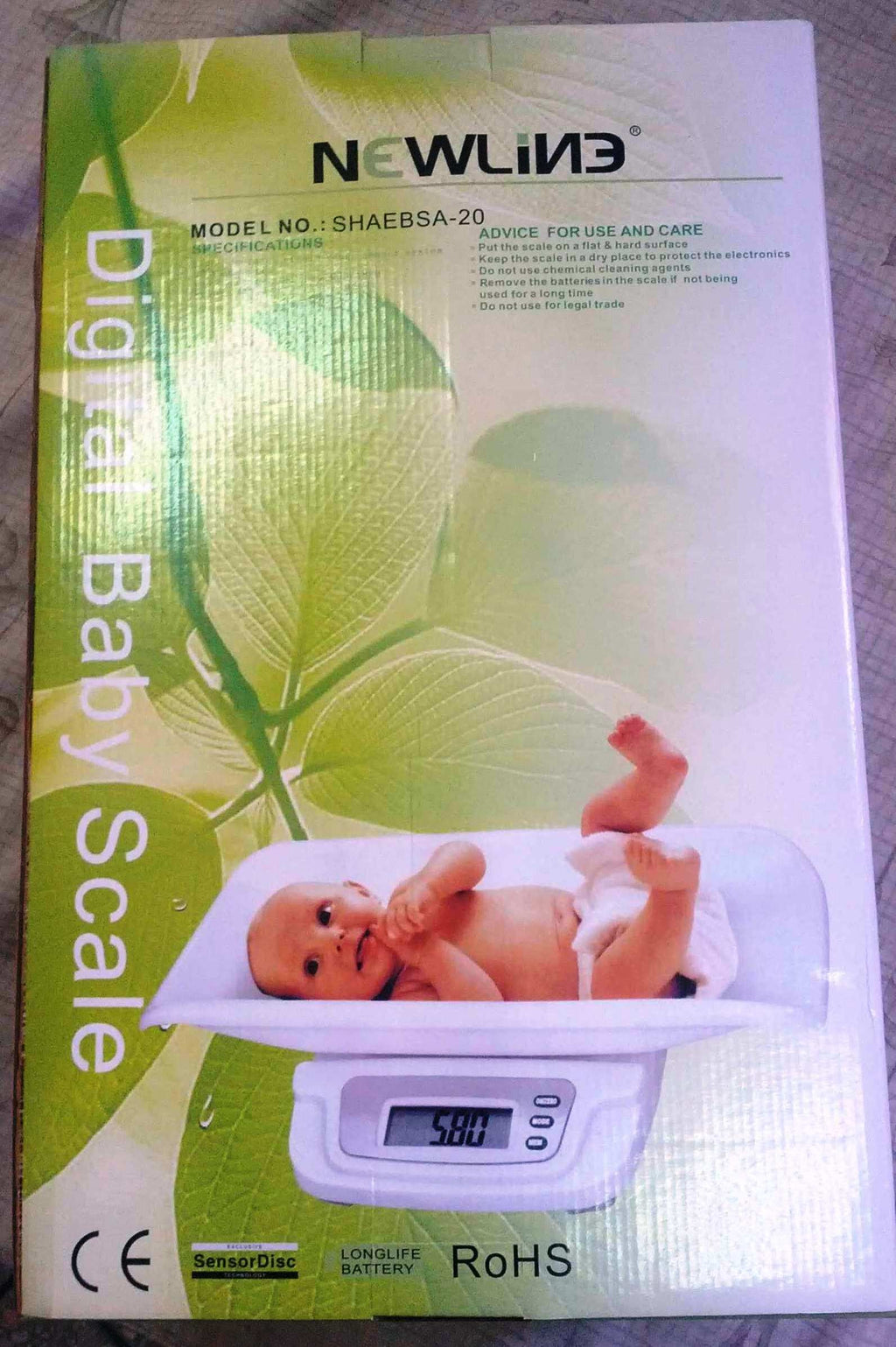 White Digital Baby Scale T64608